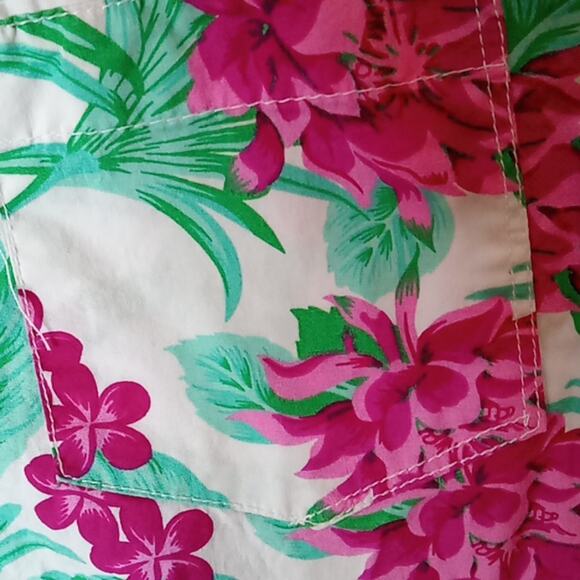 Paperdenim&cloth floral button down collared shirt. MEDIUM - Picture 4 of 8